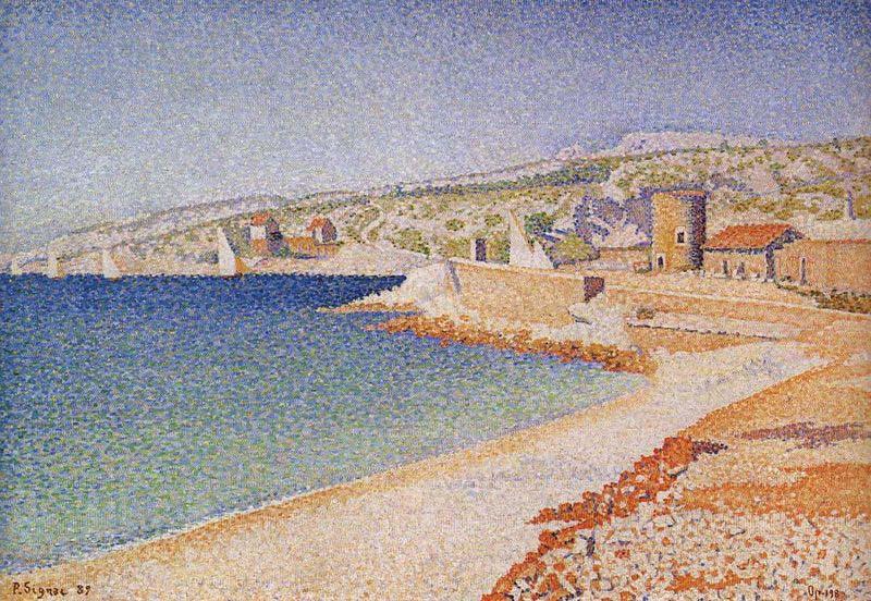 Paul Signac The Jetty at Cassis, Opus